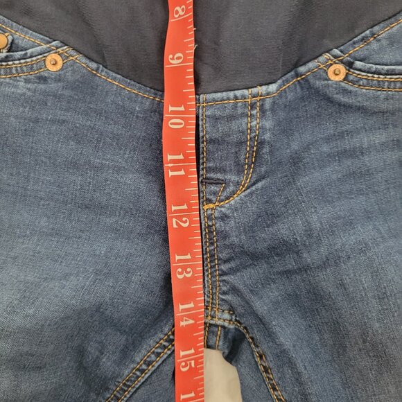 H&M &Denim Maternity Jeans Mama Super Skinny High Rib Medium Wash Women's Size 6 - Picture 14 of 15